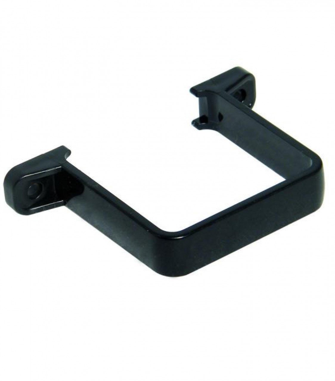 Pack of 2 x FLOPLAST Square Flush Downpipe Clips RCS2 (BLACK)