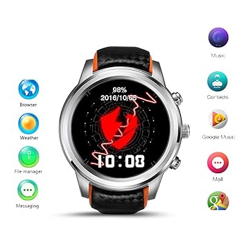 TLgf El Reloj de Multisport SmartWatch GPS/WiFi/SIM con la ...