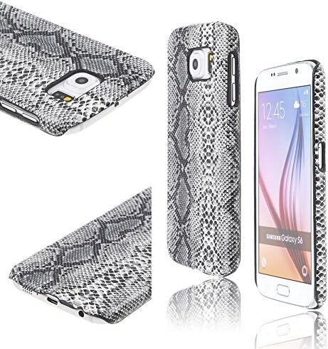 Oriental Style 2015 NEW Fashionable Python Snake Skin Pattern Case Cover for Samsung Galaxy S6- Black