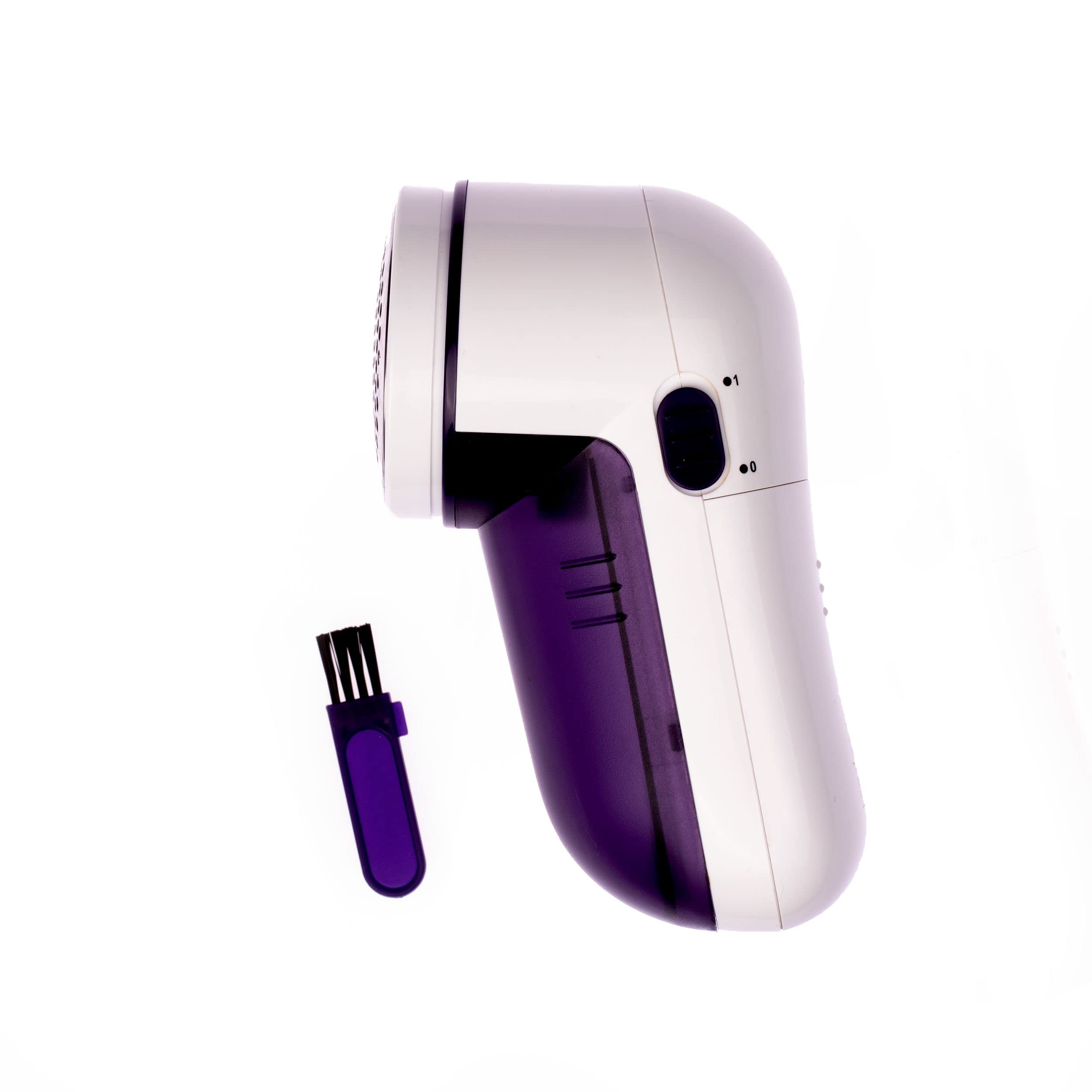 Prym - Prym Plastic Metal Purple/White Battery-Operated Maxi Lint Remover and Fabric Shaver for Woolen Clothes - 1 Piece