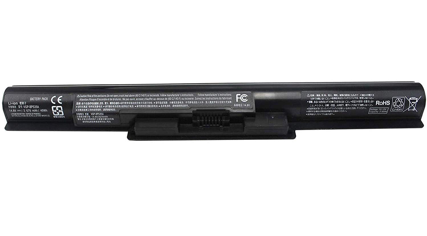 VGP-BPS35 Laptop Battery Replacement for Sony Vaio 14E 15E SVF142 SVF15 Series:SVF15218SC SVF152C29L SVF152A27T SVF152A24T SVF152A25T SVF15327SCW SVF1421BYCB SVF14215SC SVF142C29l(14.8V 40Wh)