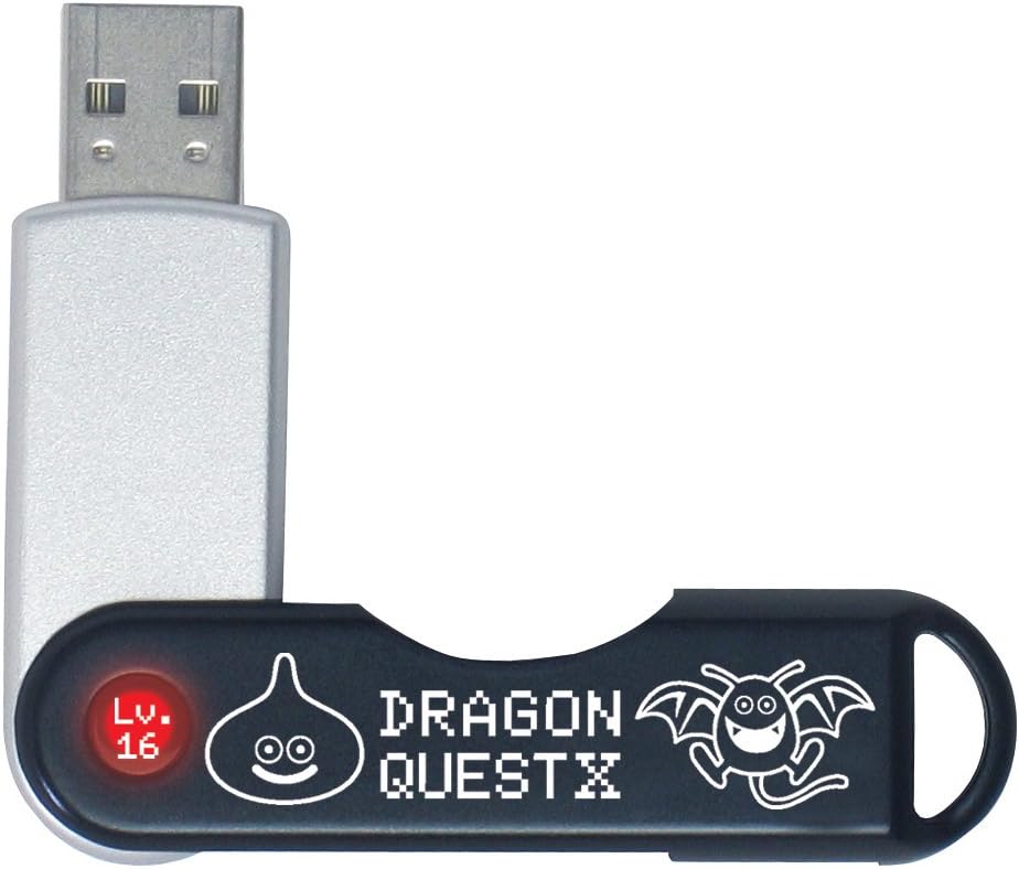 Amazon Co Jp ドラゴンクエストx Usbメモリー16gb ドラゴンクエストx ゲーム内アイテムのドラキーtシャツ同梱 パソコン 周辺機器