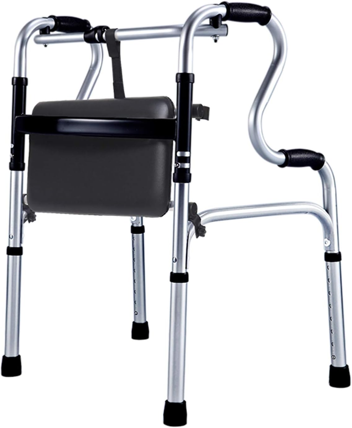 Portable Folding Medical Upright Walker Rollator for Hospital, Tall ...