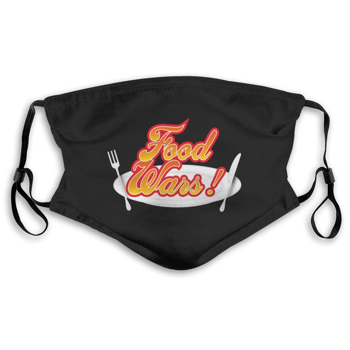 Amazon Com Nakisha Adult Womens Face Protections Black Food Wars Logo Beauty