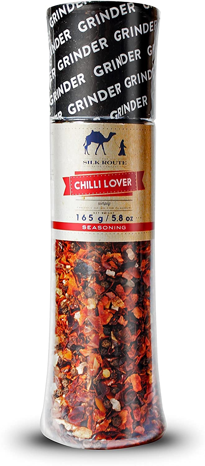 Silk Route Spice Company Chilli Spice Seasoning Giant Grinder - 165g/5.8 oz