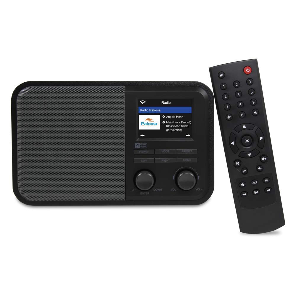 Support UPnP & DLNA,Remote Control Alarm Clock Radio Ocean Digital WiFi