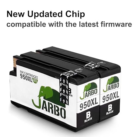 JARBO 2 Schwarz Kompatibel 950XL Tintenpatronen Hohe Kapazität kompatibel zu Officejet Pro 8600 8610 8620 8630 8640 8660 8615
