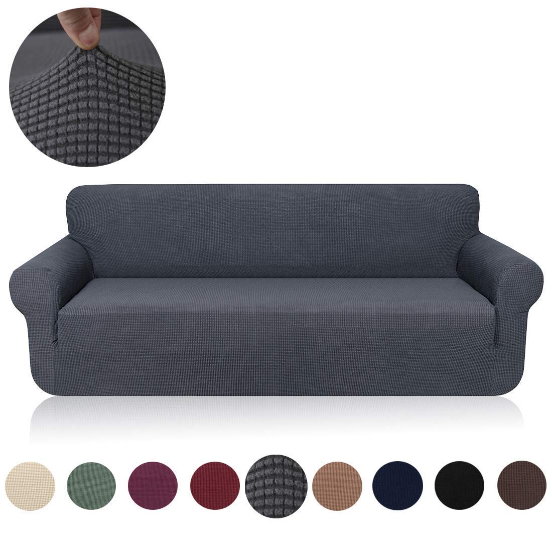 Stretch Sofa Covers 4 Seater Non Slip Sofa Slipcovers 1Piece