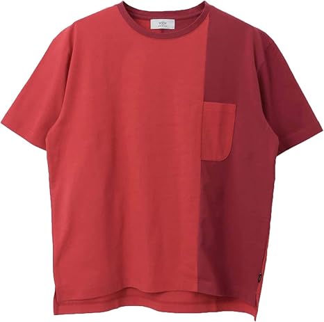Amazon ワークノットワーク Tシャツ Work Not Work ジオメトリックカットtシャツ 2 メンズ Uw95 11u047 Red S Tシャツ カットソー 通販