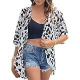 YONHEE Cardigan Di Chiffon Donna - Donna Copricostume Mare Estivo Copricostume De Mare Kimono Estivo Da Donna Spiaggia Cover Up Per Mare Party Vacanze Mare Pareo Per La Spiaggia 103437616