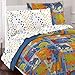 Dream Factory Dinosaur Blocks Ultra Soft Microfiber Boys Comforter Set, Blue, Full