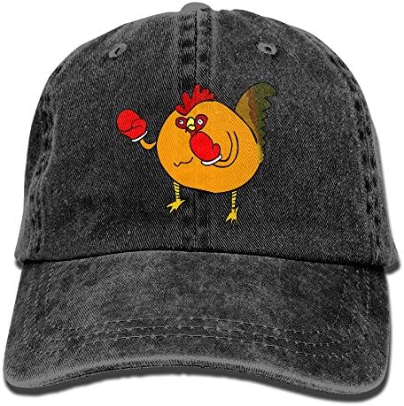 Boxing Rooster Vintage Jeans Baseball Cap Outdoor Sports Hat For Men And Women