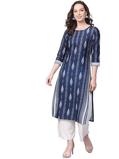 Women's Crepe Straight Kurta