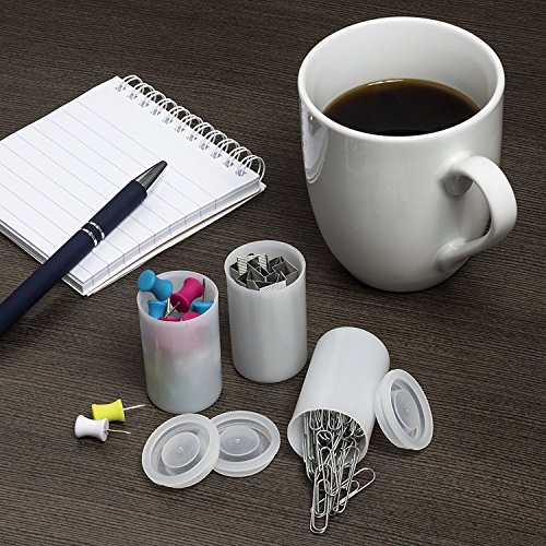 CTKcom 35MM Film Canisters(24 pack)- Tight Sealing Lids on All Canisters for Travel or Small Storage and Geocaching, 24 pack(White) - Thumbnail 5