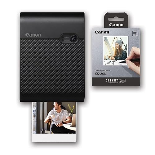 Canon SELPHY Square QX10 Compact Photo Printer Color Ink/Label