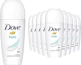 Dove Fresh Antiperspirant Deodorant Roll On 48H Women 50ml Pack of 12 view 1