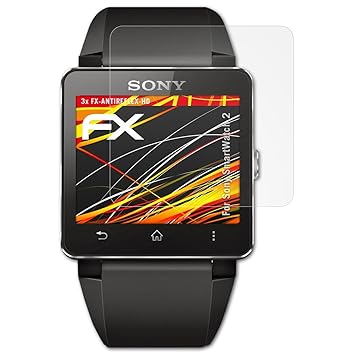 atFoliX Protector Película Compatible con Sony SmartWatch 2 ...