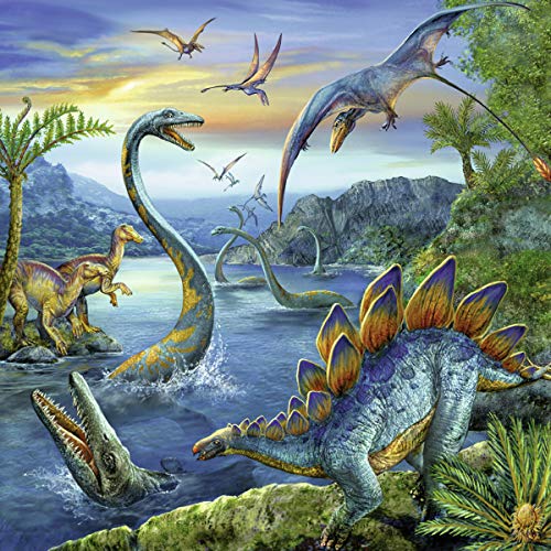 Ravensburger Kinderpuzzle - 09317 Faszination Dinosaurier - Puzzle für Kinder ab 5 Jahren, mit 3x49 Teilen – Bild 4