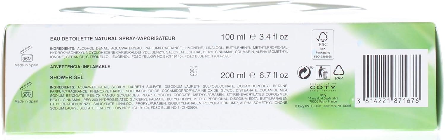 CHANSON pack colonia 100 ml + gel de ducha 200 ml