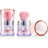 Guerlain M&eacute;t&eacute;orites Light Revealing Pearls of Powder, Shade 2 Clair/Light (2 x 0.29 oz Jars) Duo Set with Travel Brush, Finishing/Illuminating Powder