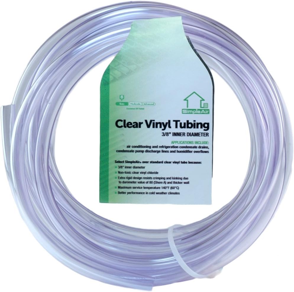 SimpleAir Clear Vinyl Tubing