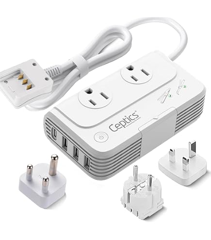 Amazon.com: Ceptics 200W Voltage Converter – 220V to 110V