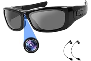 YYCAMUS Camera Sunglasses Full HD 1080P Bluetooth Sunglasses Sport Action Glasses Camera Video Camera Glasses with Headset and UV Protection Polarized Lens for Outdoor and Travel