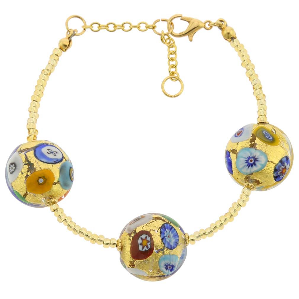 Glass Of Venice Murano Glass Royal Bracelet - Klimt