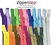 Zipperstop Wholesale - 48pcs YKK#3 Nylon Coil Zippers Tailor Sewing Tools Garment Accessories Zipper16 Color Bonus 4 neon Colors (Length 9 inch)