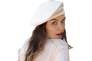 Yanmucy French Beret Vintage Beret Hats for Women Solid Color Classic French Beret Hats Winter Warm Cap for Women & Men