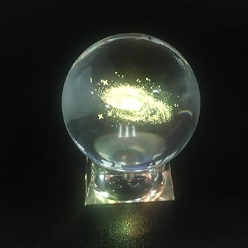 Amazoncom Gotian 3d Solar System Crystal Ball Engraved