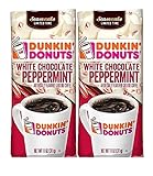 Dunkin Donuts White Chocolate Peppermint Ground Coffee, 11 oz (2 PACK)