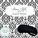 Home Style Teen Girl Bedding Damask Girls Comforter Black White Aqua Teal Full Queen + Gorgeous Throw Pillows + Shams Sleep Mask Bed Bedspread Sets for Kids Teenage Teens Floral Medallion
