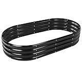 YSEJOMP 60X32X12 Inches Oval Galvanized Metal