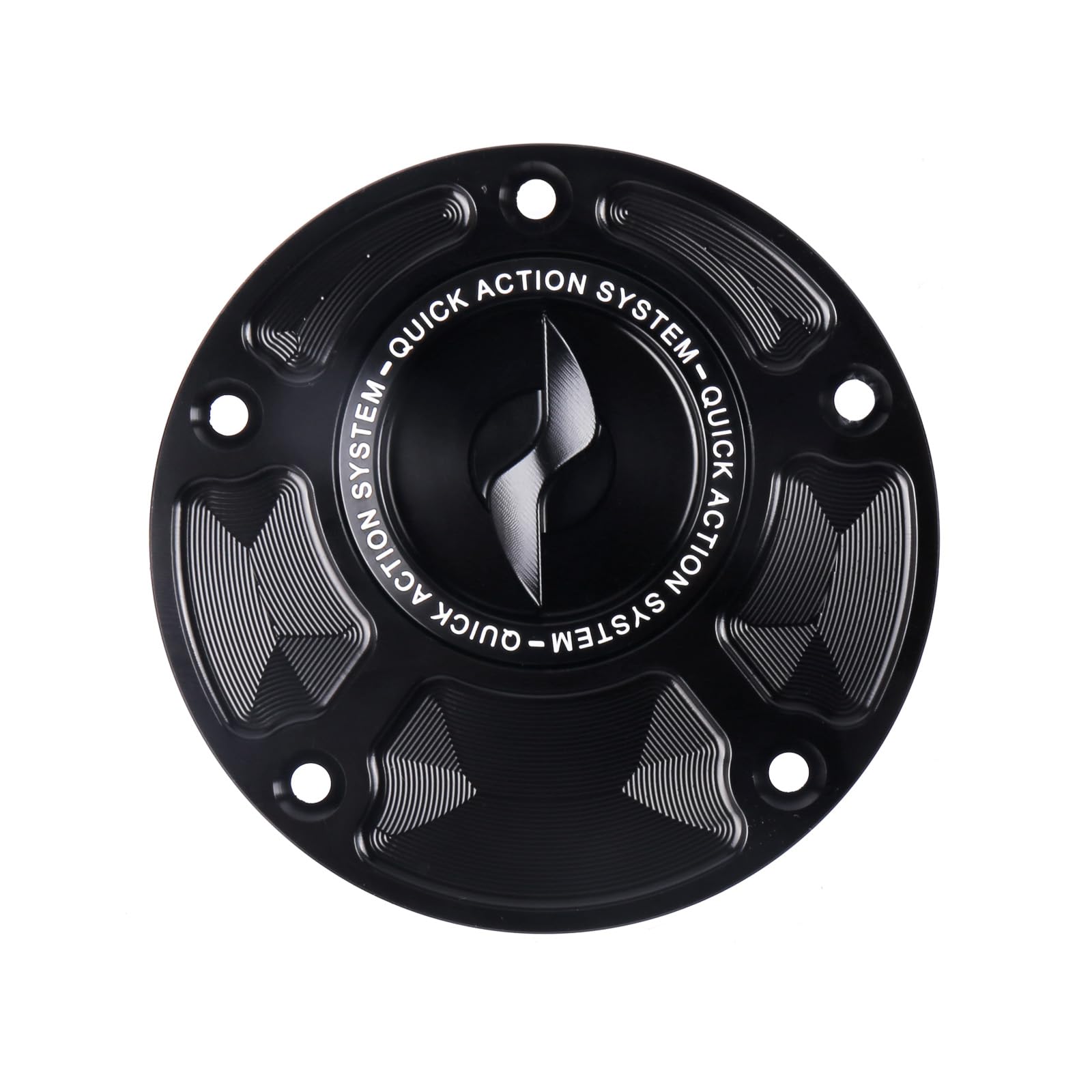 Photo 1 of VITINO Fuel Tank Cap Motorcycle Gas Tank Cover Fit for Ducati Monster 797 821 1200 for Yamaha MT01 MT03 MT09 XSR900 (Black)