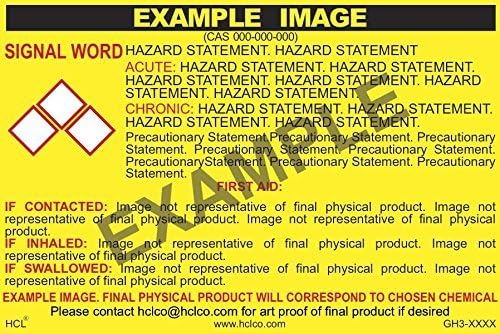 Starch, Soluble GHS Label - 3" x 5" (Pack of 25)