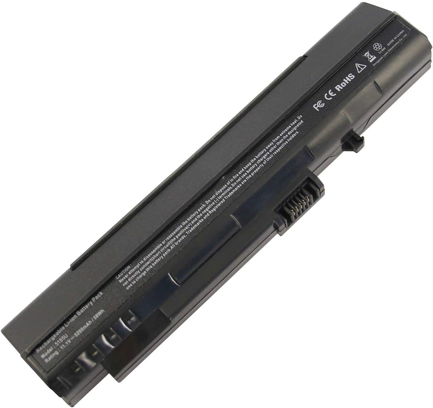 Laptop Battery for Acer Aspire One A110 A150 AOA110 AOA150 ZG5 Series UM08A71 UM08A72 UM08A73 UM08A74 UM08B71 UM08B72 UM08B73 UM08B74 LC.BTP00.017 LC.BTP00.018 (6 Cells 11.1V 5200mAh)