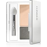 Clinique All About Shadow Duo Eye Shadow Makeup | Safe For Sensitive Eyes | Buildable + Long-Wearing Color | Smooth, Easy Application | Buildable + Long-Wearing Color | Smooth, Easy Application