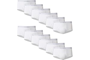 Hanes Men's Underwear Brief Pack, Cotton Briefs, Moisture-wicking Underwear for Men, 12-pack