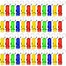 BBTO 48 Pack Various Colors Mini Flashlight Keychain Toy Flashlight Party Favors