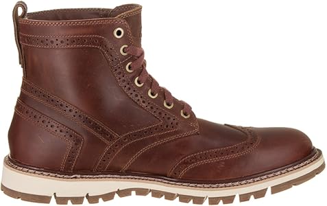 timberland wingtip boots black