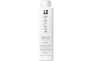 Biolage Strength Recovery Shampoo - Reduces Breakage & Detangles, Instantly Strengthens and Moisturizes, For Damaged Hair, With Olive Squalane & Vegan Proteins, Paraben & Mineral Oil-Free