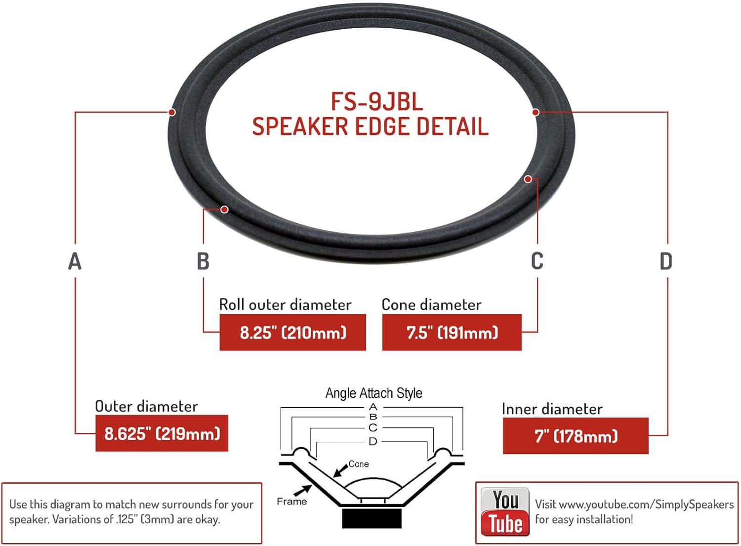 diameter speaker 10 inch