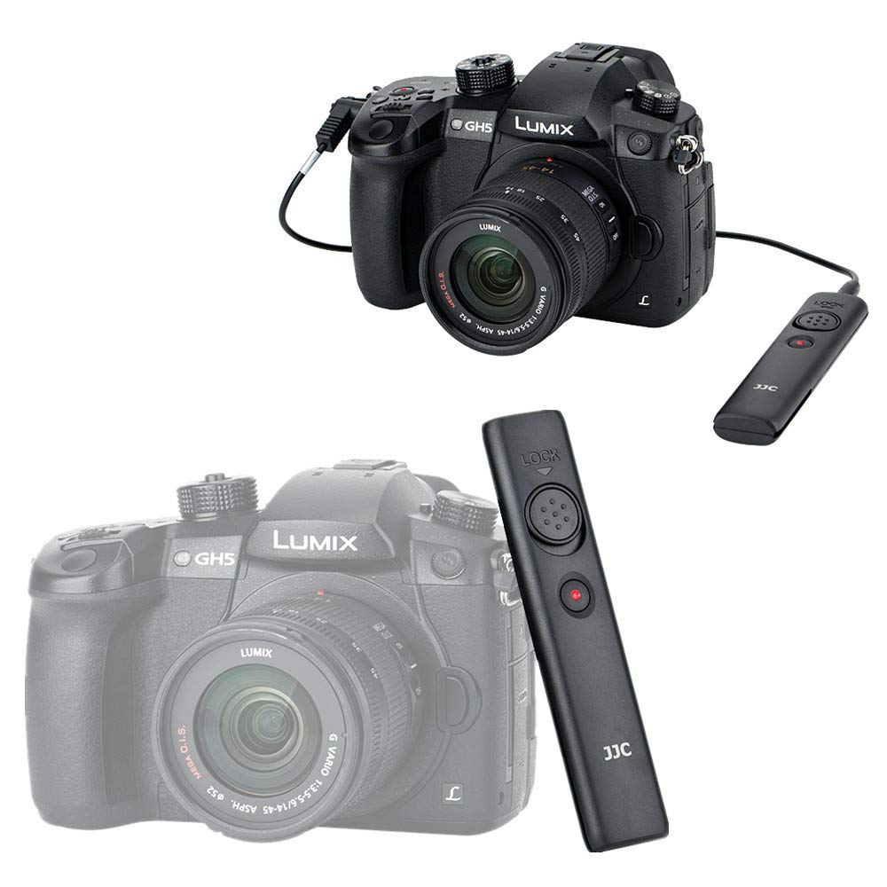 JJC Shutter Release Remote Control Fits for Pana. GH7 GH5 GH5S GH4 GH3 G7 G9 FZ1000 II and FZ1000 FZ300 S1 S1R S5 G99 G95 camera Replaces Pana. DMW-RSL1 DMW-RS2 Remote