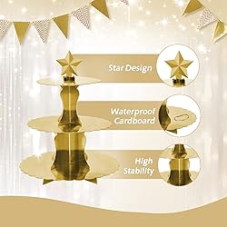 5 Pieces Dessert Table Display Set, DAFURIET