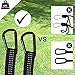 SONGMICS Ultra-Lightweight Portable Hammock Hold up to 660LB Single Double Parachute Nylon Camping Hammock Swing Bed 118