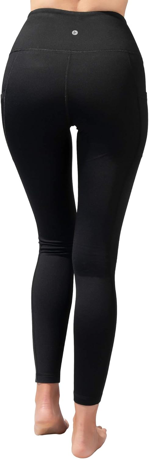 90 Degree By Reflex High Waist Fleece Lined Leggings - Yoga Pants: Clothing