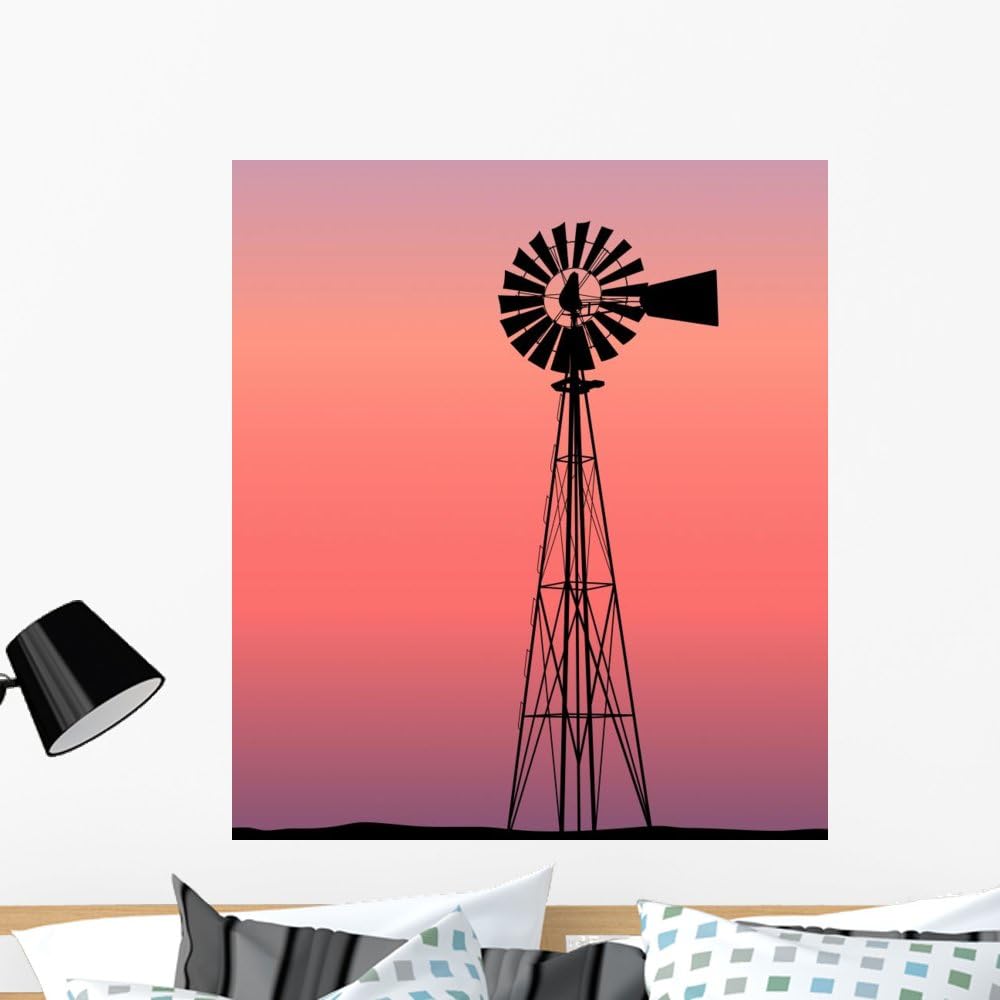 Molinos De Viento Pegatinas De Pared Calcomanias De Vinilo De Arte