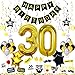 30th Birthday Decorations Kit 75 Pieces - Happy Birthday Banner, 40-Inch 30 Gold balloons, Sparkling Hanging Swirls, Photo Booth Props, Confetti for Table Decorations, Birthday Plan Checklist