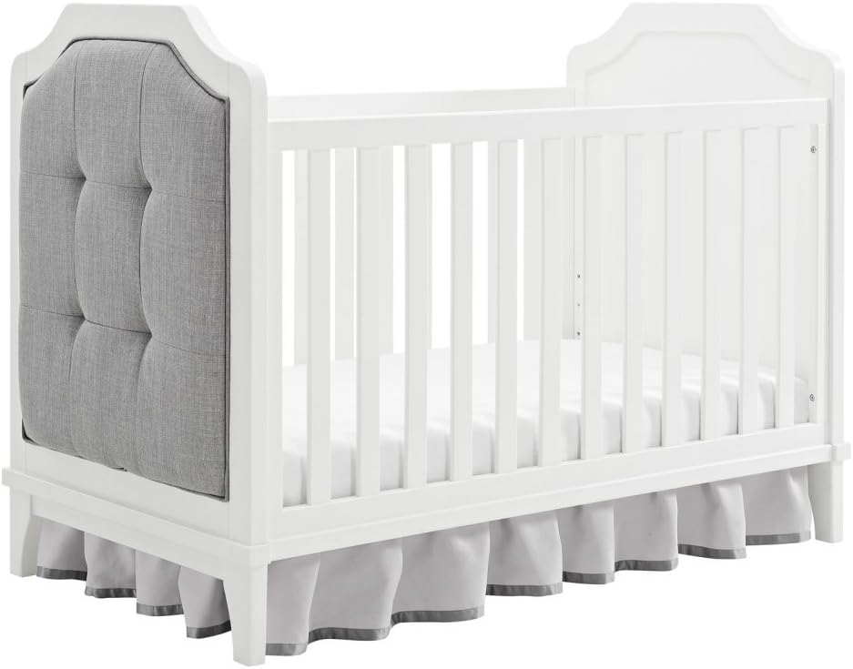Baby Relax Rivers 5-In-1 Convertible Crib, White